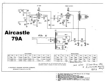 Air Castle 79A schematic circuit diagram